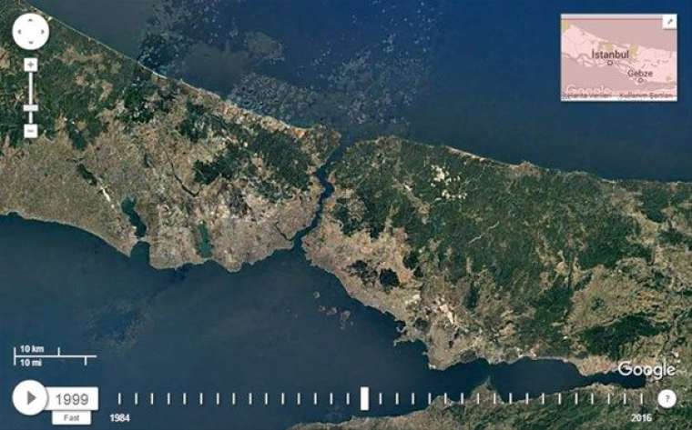 Google yayınladı, milyonlar takip etti! İşte İstanbul'un değişimi... 16