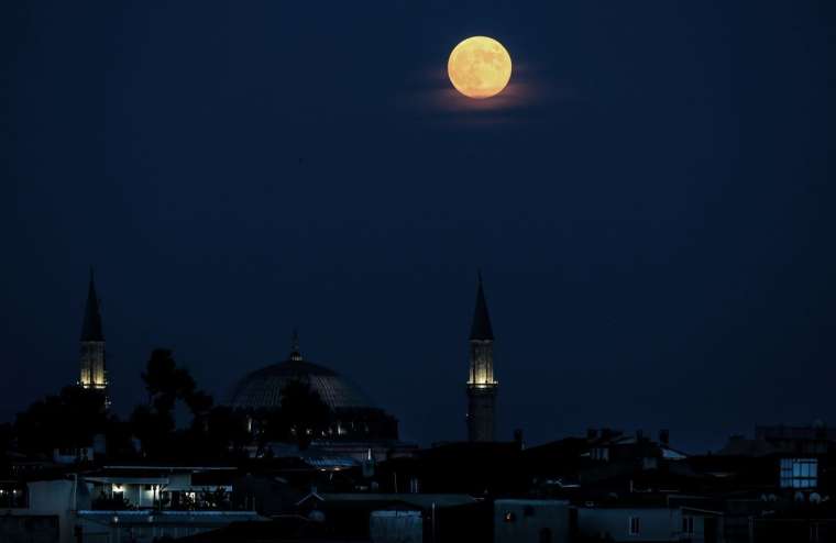 Türkiye 'Dolunay'ı böyle izledi! İşte görüntüler 5