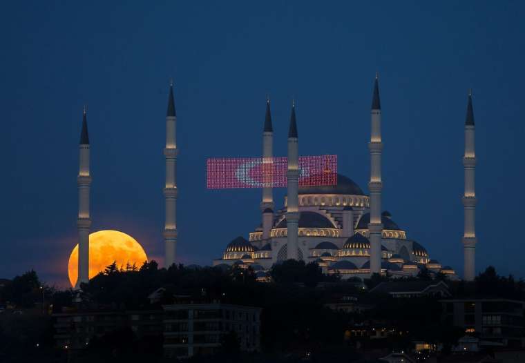 Türkiye 'Dolunay'ı böyle izledi! İşte görüntüler 8