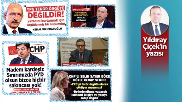 CHP ''PYD, terör örgütü değil'' diyor!