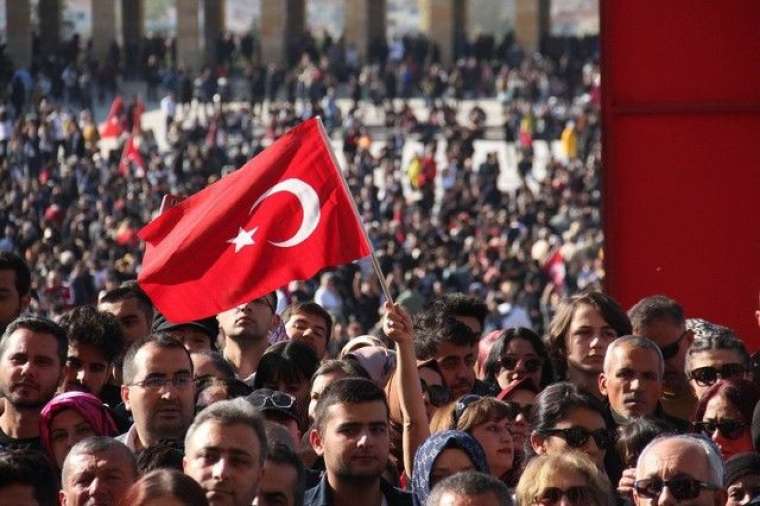 Anıtkabir'de tarihi gün! On binler Ata'nın huzuruna çıktı 5