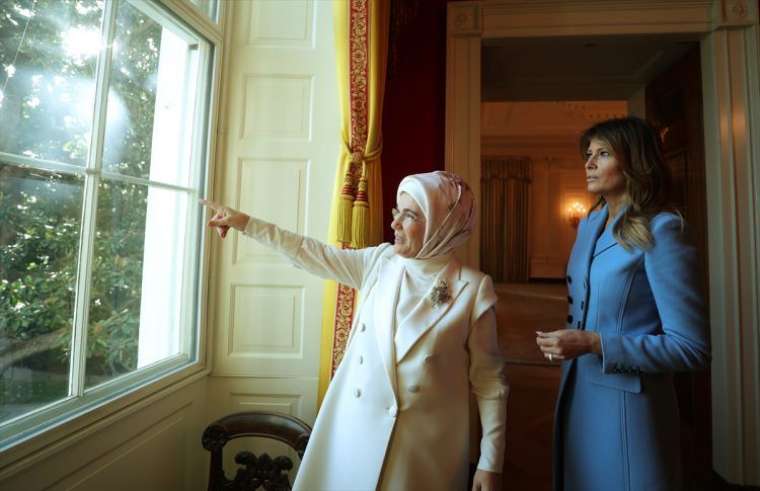 Emine Erdoğan, Melania Trump ile bir araya geldi 8