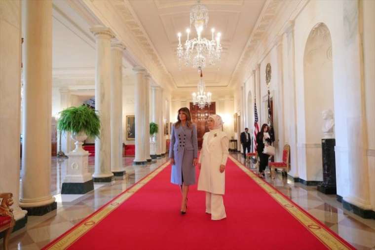 Emine Erdoğan, Melania Trump ile bir araya geldi 7