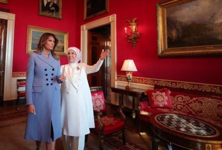 Emine Erdoğan, Melania Trump ile bir araya geldi 6