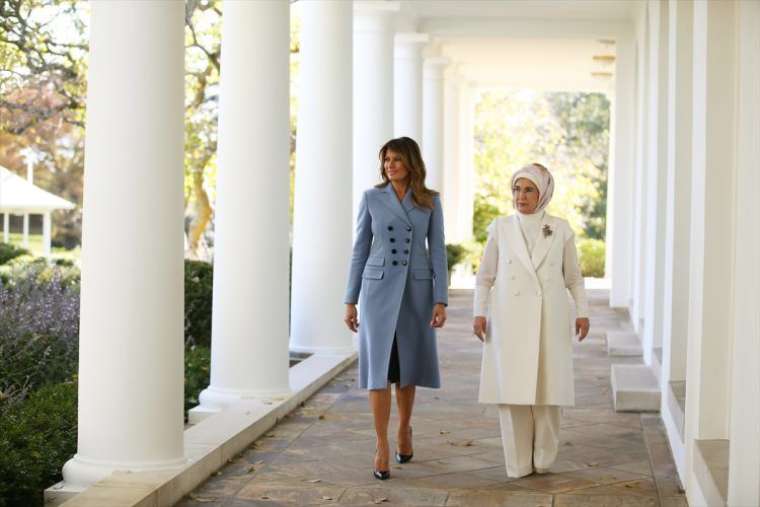 Emine Erdoğan, Melania Trump ile bir araya geldi 12