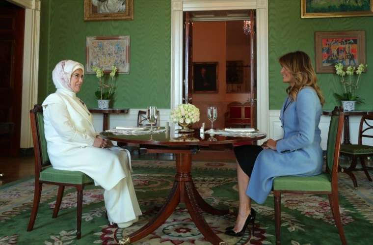 Emine Erdoğan, Melania Trump ile bir araya geldi 14