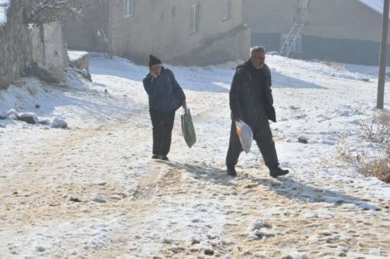 Görüntüler bugün Türkiye'de çekildi! Her yer bembeyaz oldu 9