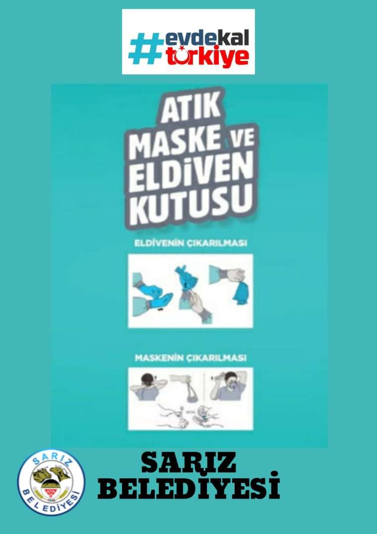 Sarız'da maske ve eldiven atıkları için özel kutu 11