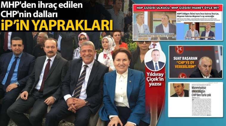 MHP'den ihraç edilen CHP'nin dalları, İP'in yaprakları