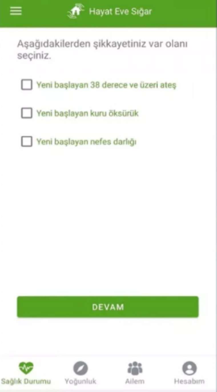 Hayat Eve Sığar uygulaması kullanıma açıldı 5