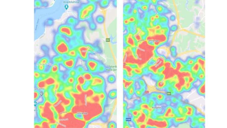 İşte İstanbul'da mahalle mahalle korona haritası 1