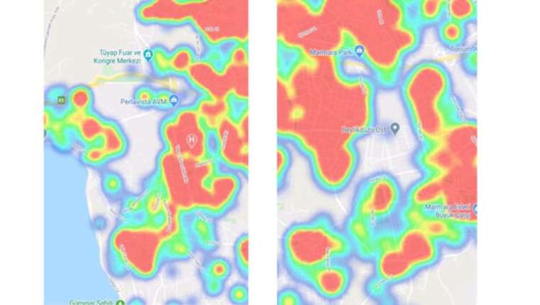 İşte İstanbul'da mahalle mahalle korona haritası 14