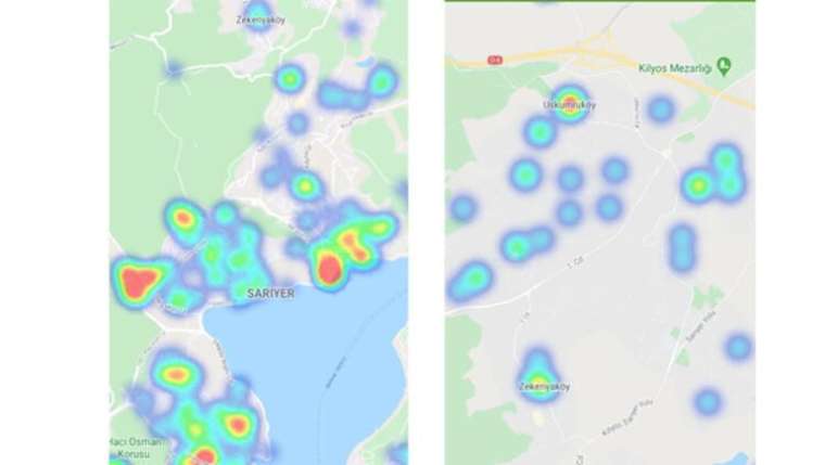 İşte İstanbul'da mahalle mahalle korona haritası 9