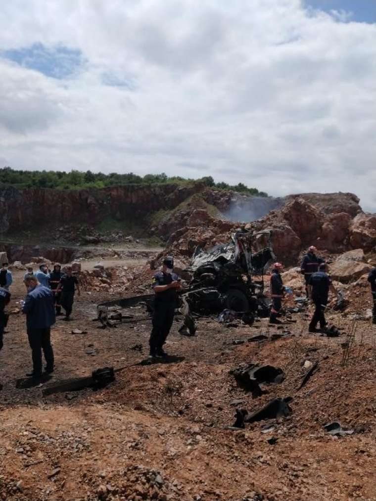 Sakarya'daki patlama bölgesinden görüntüler 2