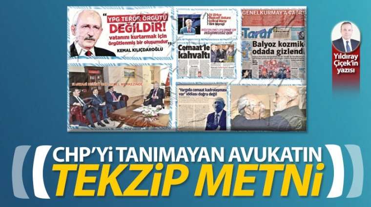 CHP'yi tanımayan avukatın tekzip metni