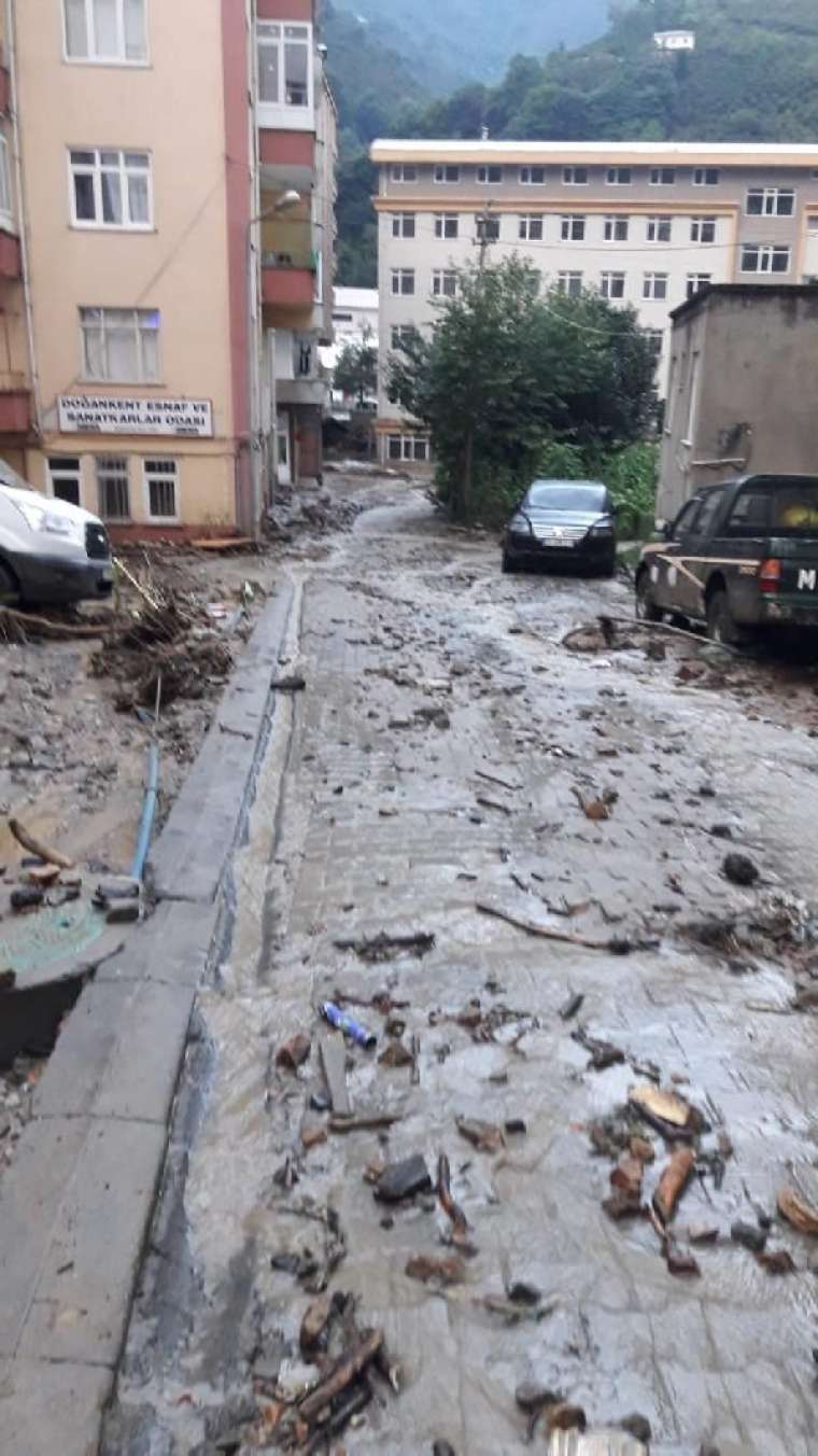 Hava aydınlandı! Giresun'daki felaketin büyüklüğü ortaya çıktı 16