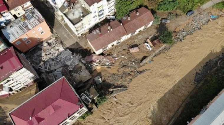 Hava aydınlandı! Giresun'daki felaketin büyüklüğü ortaya çıktı 41