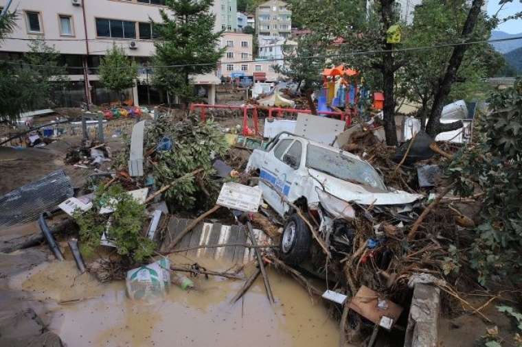 Hava aydınlandı! Giresun'daki felaketin büyüklüğü ortaya çıktı 52