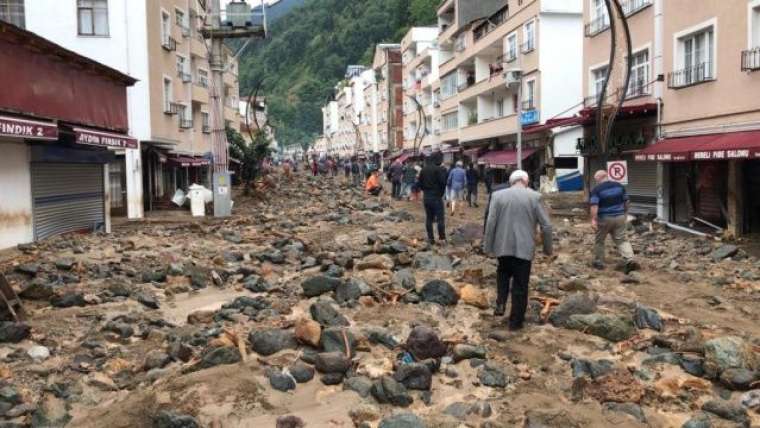 Hava aydınlandı! Giresun'daki felaketin büyüklüğü ortaya çıktı 57