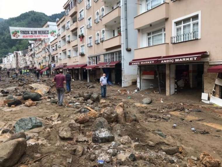 Hava aydınlandı! Giresun'daki felaketin büyüklüğü ortaya çıktı 64