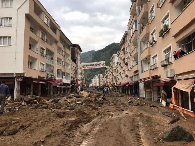 Hava aydınlandı! Giresun'daki felaketin büyüklüğü ortaya çıktı 65