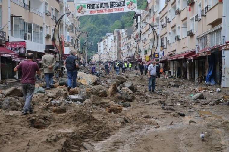 Hava aydınlandı! Giresun'daki felaketin büyüklüğü ortaya çıktı 69