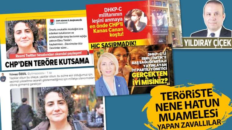 Teröriste Nene Hatun muamelesi yapan zavallılar