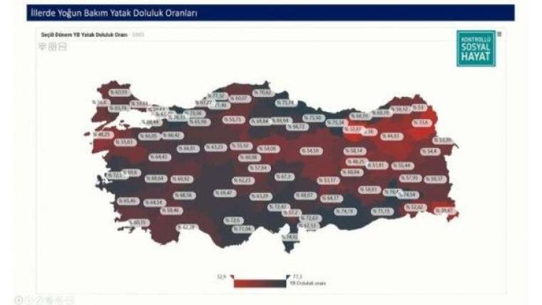 En çok ve en az hasta olan şehirler açıklandı 8