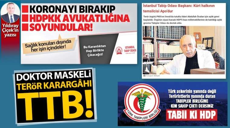 Doktor maskeli, terör karargâhı TTB!