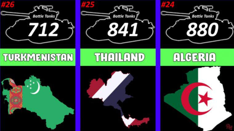 Dünyanın en güçlü savaş tanklarına sahip olan ülkeler belli oldu! 9