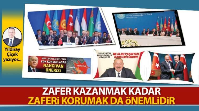 Zafer kazanmak kadar zaferi korumak da önemlidir