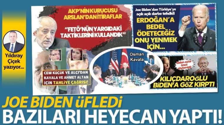 Joe Biden üfledi, bazıları heyecan yaptı!