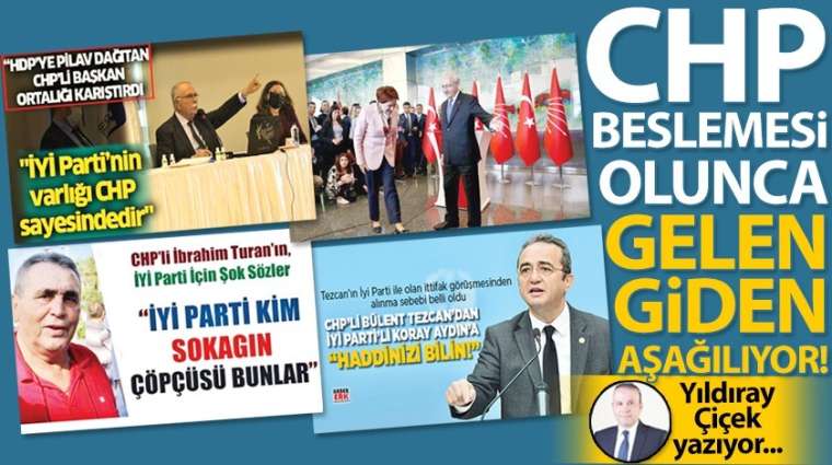 CHP beslemesi olunca gelen-giden aşağılıyor!