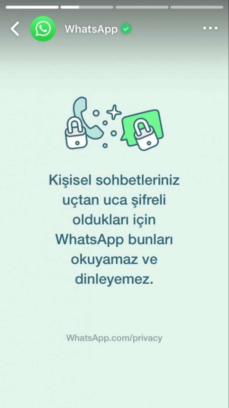 WhatsApp'tan dikkat çeken paylaşım 2