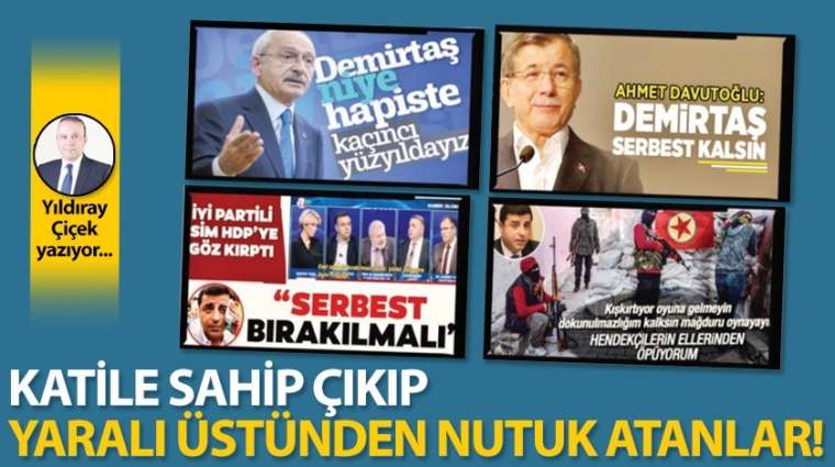 Katile sahip çıkıp, yaralı üstünden nutuk atanlar!