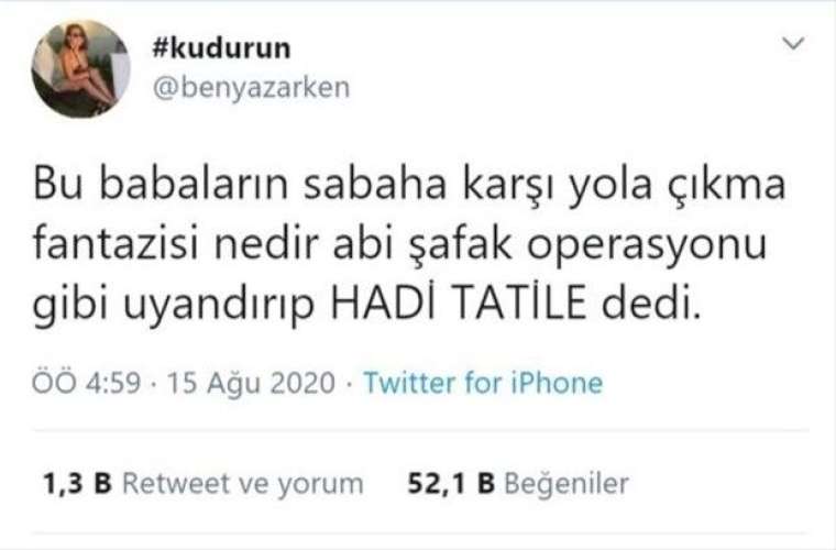 Yurdum insanından kahkaha attıran tweetler 43