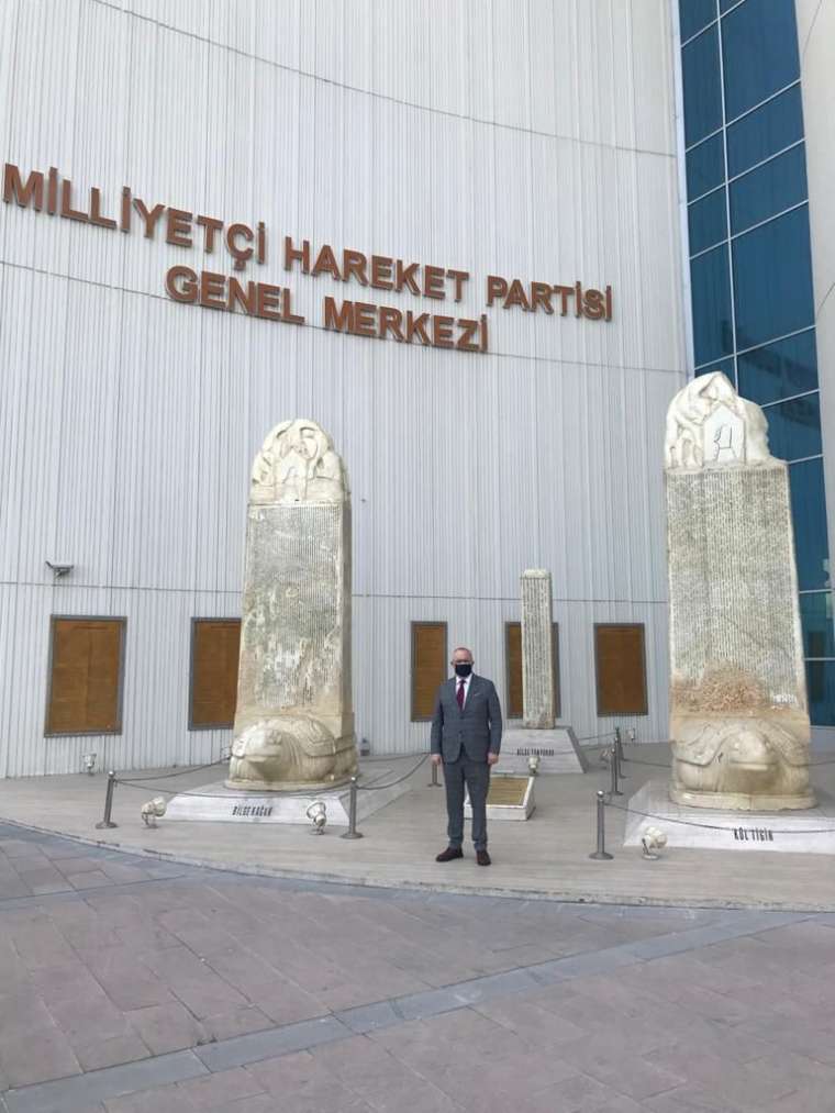 Başkan Ergün, MHP Genel Merkezini ziyaret etti 7