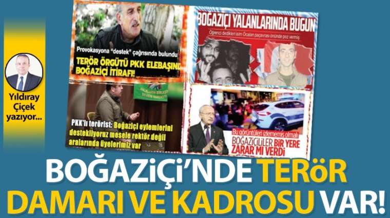 Boğaziçi'nde terör damarı ve kadrosu var!