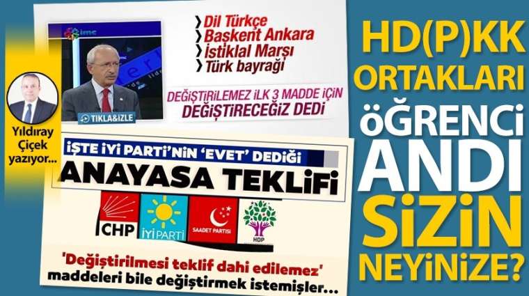 HD(P)KK ortakları, öğrenci andı sizin neyinize?