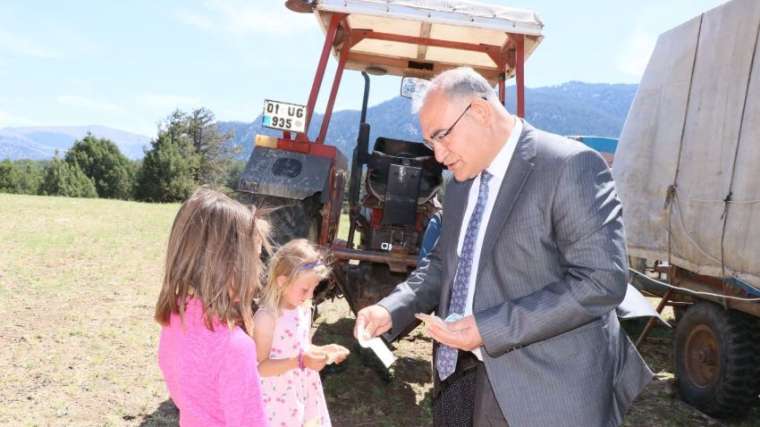 Belediye başkanı Mustafa Çay'dan köylülere bayram ziyareti 1