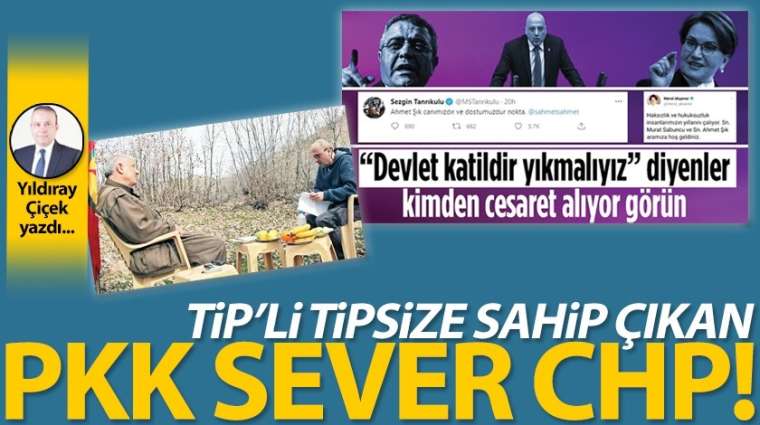 TİP'li tipsize sahip çıkan PKK sever CHP!