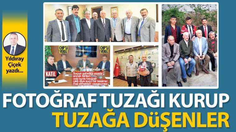 Fotoğraf tuzağı kurup, tuzağa düşenler