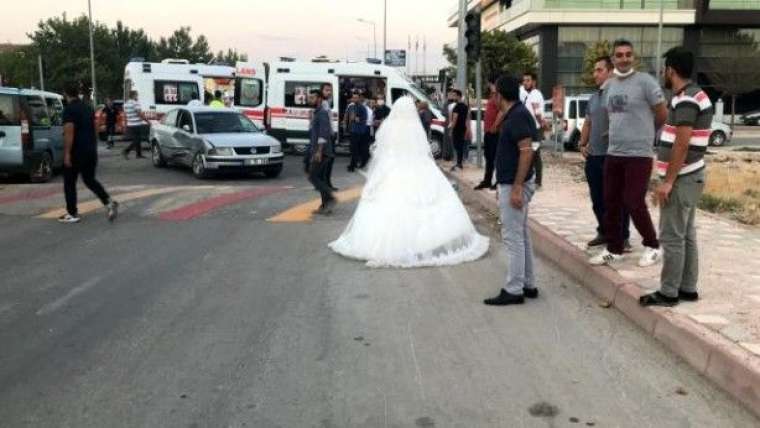 Haberi alan gelin düğünü bırakıp ambulansa koştu 2