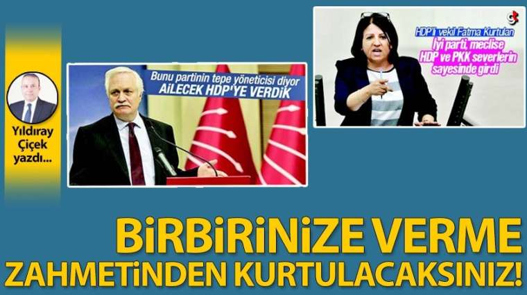 Birbirinize verme zahmetinden kurtulacaksınız!