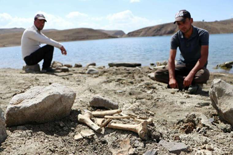 Erzurum'da korkutan görüntü: Sular çekilince ortaya çıktı 2