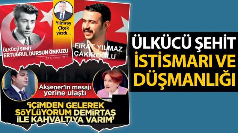 Ülkücü Şehit istismarı ve düşmanlığı