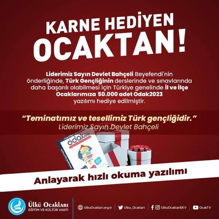 Karne hediyeleri Ülkü Ocakları'ndan 3