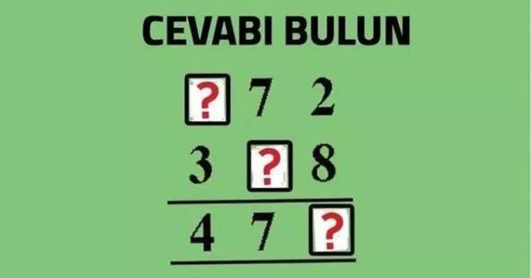 Çok az kişi çözebildi! Sosyal medyayı kasıp kavuran işte o zeka testi 16