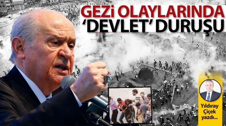 Gezi olaylarında 'DEVLET' duruşu