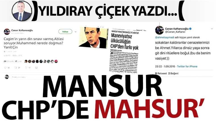 'Mansur CHP'de mahsur'